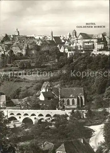 Rothenburg Tauber Hotel Goldener Hirsch Kat. Rothenburg ob der Tauber