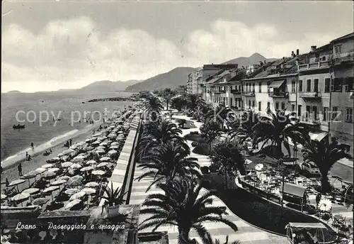 Loano Passeggiata spiaggia Kat. Italien