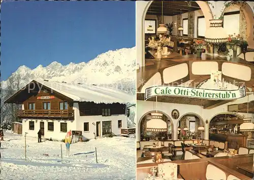 Schladming Obersteiermark Cafe Otti Steirerstub`n  Kat. Schladming