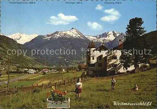 Bad Hofgastein Weitmoserschloessl Feuersang Graukogel Kat. Bad Hofgastein