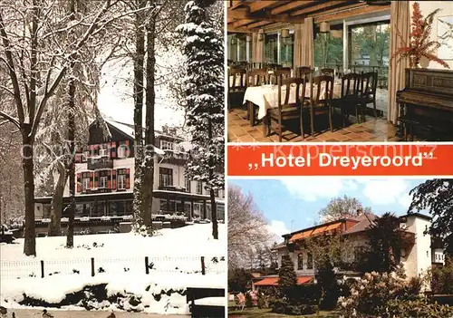 Oosterbeek Hotel Dreyeroord Gastraum Garten Kat. Arnhem