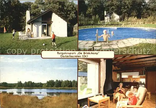 Oosterhesselen Bungalowpark De Brinkskamp Swimmingpool See Bungalow Kat. Oosterhesselen