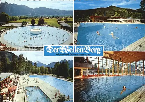 Oberammergau Alpenbad Der WellenBerg Kat. Oberammergau