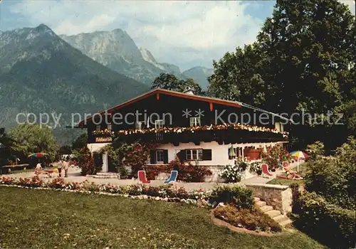 Schoenau Berchtesgaden Gaestehaus Kohlhiaslhoeh Kat. Berchtesgaden