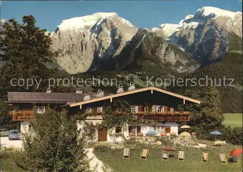 Schoenau Berchtesgaden Gaestehaus Kohlhiaslhoeh Kat. Berchtesgaden