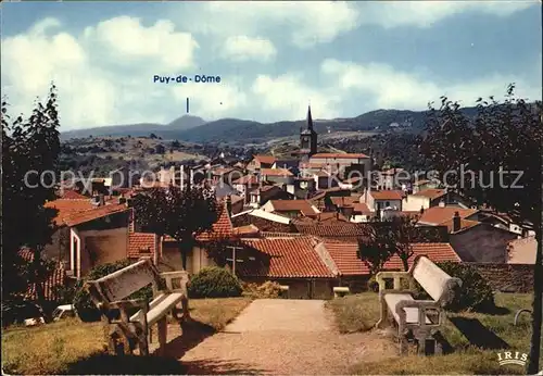 Chatelguyon Vue generale de Vieux Chatel et le Puy de Dome Kat. Chatel Guyon