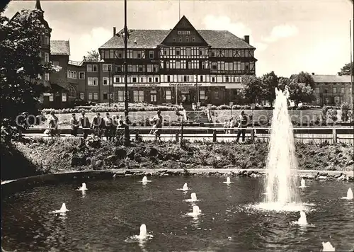 Oberhof Thueringen Ernst Thaelmann Haus Fontaene Kat. Oberhof Thueringen