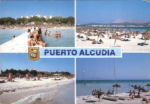 Puerto Alcudia Mallorca Strandpartien