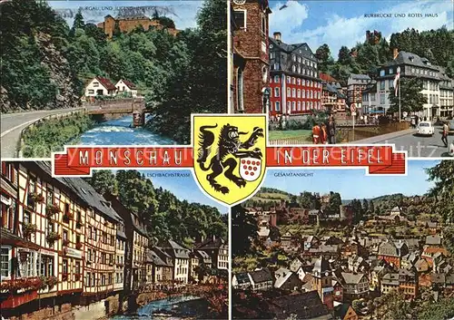 Monschau Burgau Jugendherberge Rurbruecke Rotes Haus Eschbachstr Total Kat. Monschau