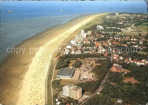 Duhnen Nordsee Fliegeraufnahme Kat. Cuxhaven