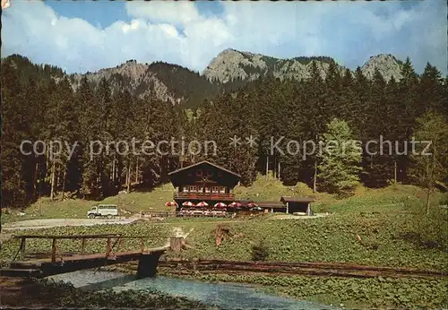 Bleckenau Berggaststaette Schweizerhaus Kat. Schwangau