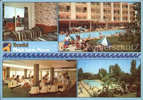 Santa Ponsa Mallorca Islas Baleares Hotel Playa Doppelzimmer Pool Kegelbahn Kat. Calvia