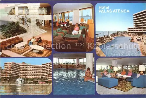 Palma de Mallorca Hotel Palas Atena Lobba Pool Gesamtansicht Kat. Palma de Mallorca