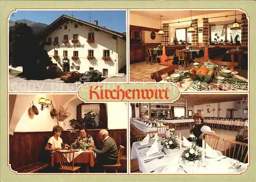 Uttendorf Salzburg Gasthaus Kirchenwirt Kat. Uttendorf
