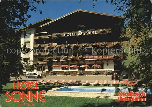 Saalbach Hinterglemm Hotel Sonne  Kat. Saalbach Hinterglemm