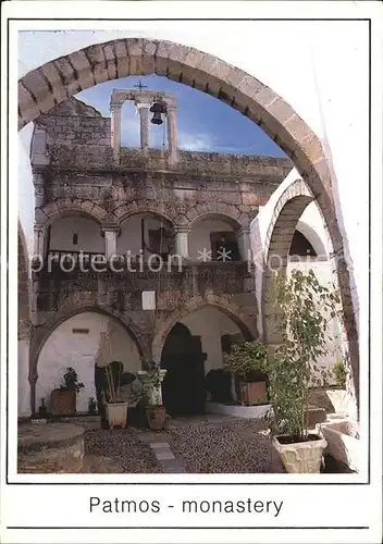 Patmos Sporaden Dodekanes Monastery Kat. Griechenland