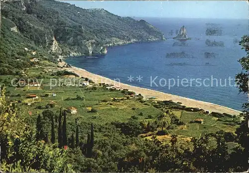 Corfu Korfu Der Strand bei Aghios Gordis Kat. Griechenland
