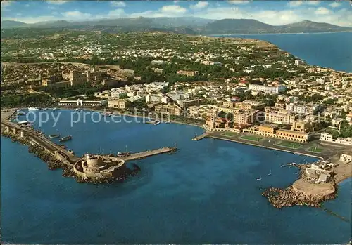 Rhodos Rhodes aegaeis Fliegeraufnahme Kat. 