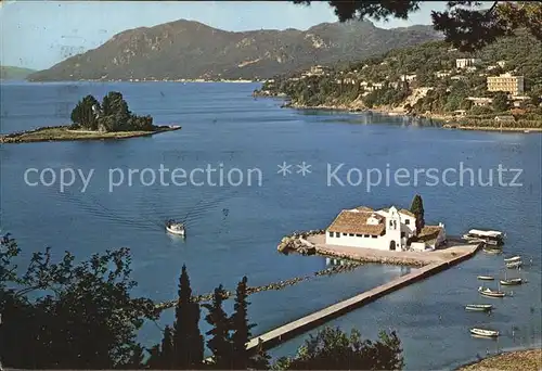 Corfu Korfu Pondiconissi Kat. Griechenland