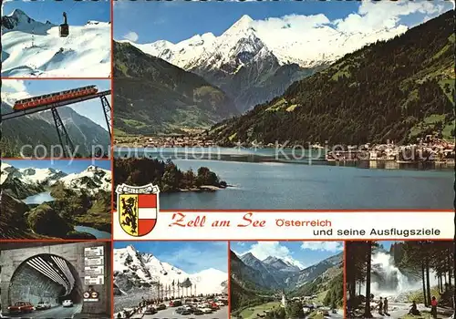 Zell See Bergbahn Kaprun Tauernkraftwerke Grossglockner Heiligenblut  Kat. Zell am See