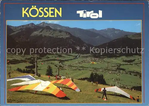 Koessen Tirol Drachenfliegerzentrum Kat. Koessen