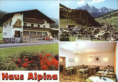 Filzmoos Haus Alpina Speiseraum Aussenansicht Kat. Filzmoos