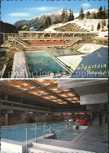 Badgastein Felsenbad Schwimmbad Weltkurort Kat. Bad Gastein