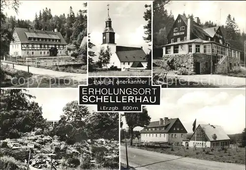 Schellerhau Teilansichten Erholunsort im Erzgebirge Kat. Altenberg