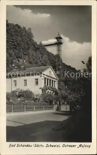 Bad Schandau Ostrauer Aufzug Kat. Bad Schandau