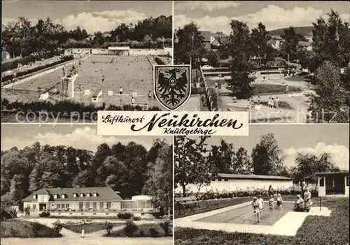 Neukirchen Knuellgebirge Schwimmbad  Kat. Neukirchen