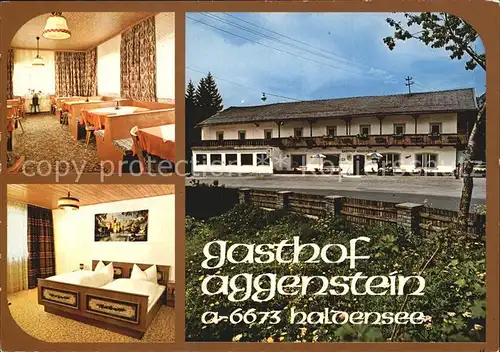 Haldensee Gasthof Aggenstein Kat. Oesterreich