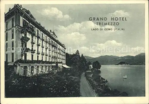 Tremezzo Lago di Como Grand Hotel  Kat. 