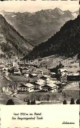 Vent Tirol Ortsansicht  Kat. Soelden