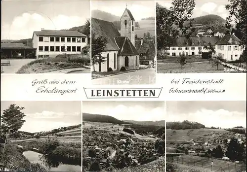 Leinstetten Schloss Kirche  Kat. Dornhan