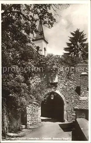 Lindenfels Odenwald Inneres Stadttor Kat. Lindenfels