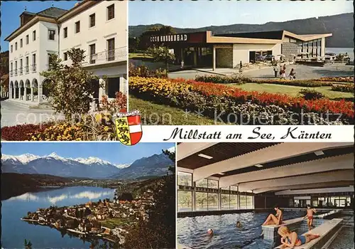 Millstatt Millstaettersee Thermalbad und See Kat. Millstatt Millstaetter See