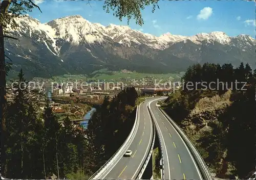Innsbruck Brenner Autobahn Rumerspitze und Bettelwurf Kat. Innsbruck