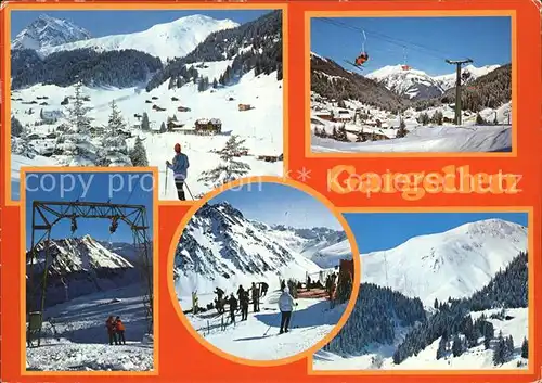 Gargellen Vorarlberg Skilift Teilansicht  Kat. St Gallenkirch