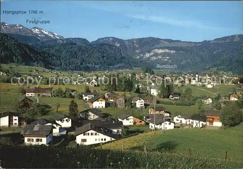 Andelsbuch Vorarlberg Hangspitze Firstgruppe Kat. Andelsbuch