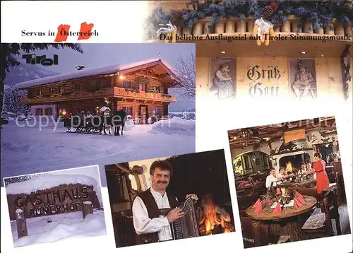 Westendorf Tirol Gasthaus Aunerhof Kat. Westendorf