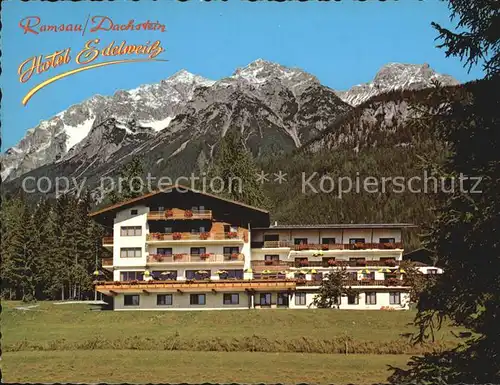Ramsau Dachstein Steiermark Hotel Edelweiss Kat. Ramsau am Dachstein
