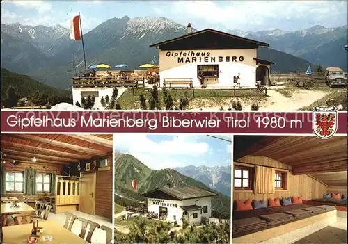 Biberwier Tirol Gipfelhaus Marienberg Kat. Biberwier