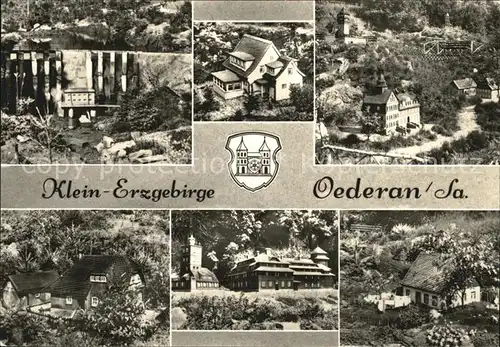 Oederan Klein Erzgebirge Miniaturpark im Stadtwald Kat. Oederan