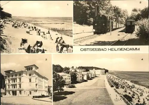 Heiligendamm Ostseebad Strand Zug Molly Sanatorium fuer Werktaetige Haus Berlin Strandpromenade Kat. Bad Doberan