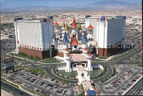 Las Vegas Nevada Excalibur Hotel Casino aerial view Kat. Las Vegas