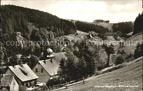 Altenau Harz Blick ins Schultal Kat. Altenau