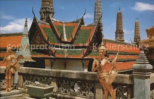Thailand Kin na ri in front of Thebdidon royal pantheon Kat. Thailand