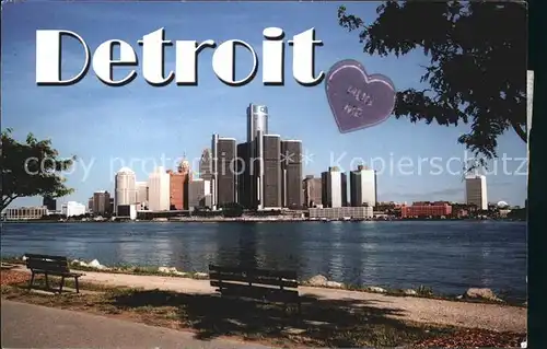 Detroit Michigan Renaissance Center Kat. Detroit