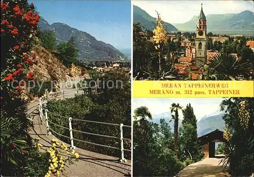 Meran Merano Tappeinerweg Kirche Bruecke