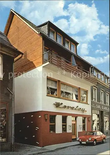 St Goar Gasthaus Zur Loreley Kat. Sankt Goar
